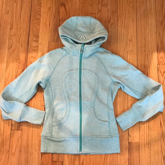 lululemon athletica Jackets & Coats | Lululemon Scuba Hoodie lululemon athletica Tops | Lululemon Scuba Hoodie Blue Green